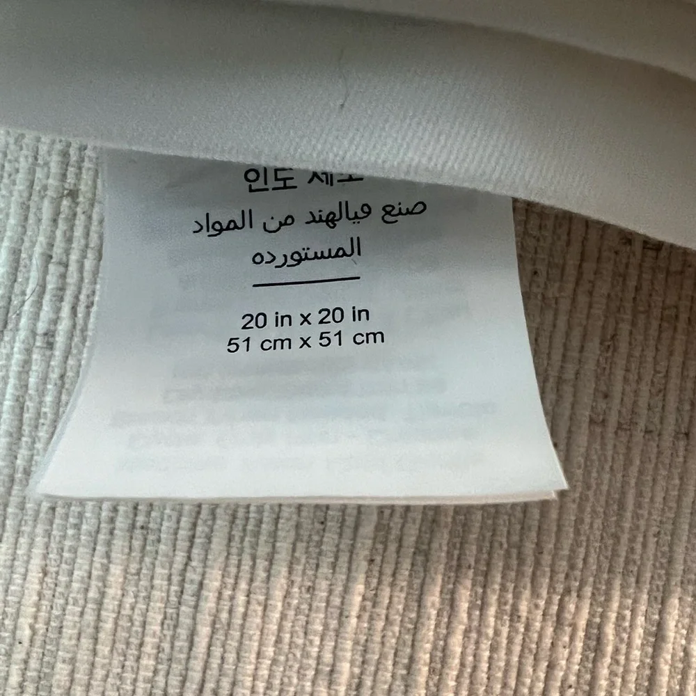 Williams sonoma white cotton napkins cloth 20x20 replacement
